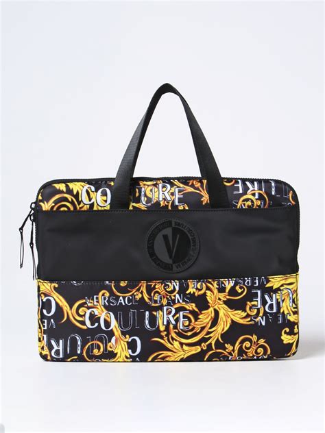 versace laptop bag|Versace signature bag.